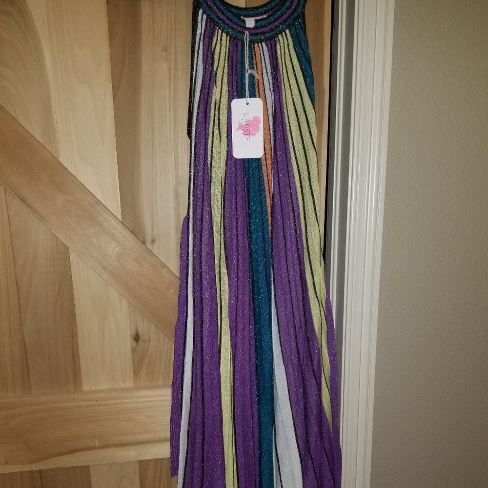 Boutique maxi dress with belted waist